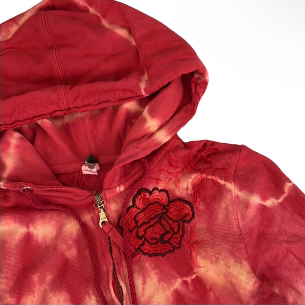 EUC Free People Embroidered Tie Dye Zip
Front Hoodie - Picture 6 of 12